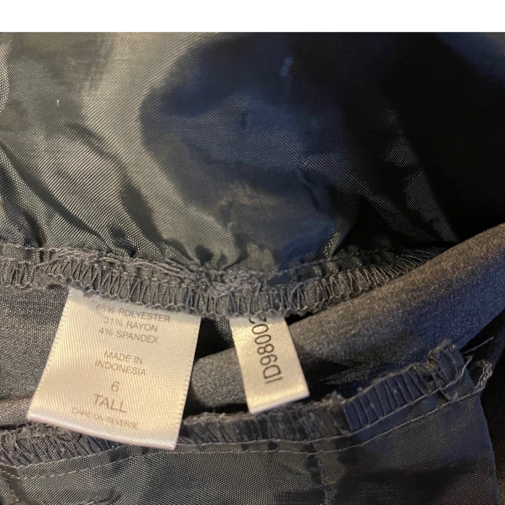 NEW YORK & COMPANY Stretch Gray Wide Leg Dress Pants Women's Size 6 Tall - Picture 7 of 7